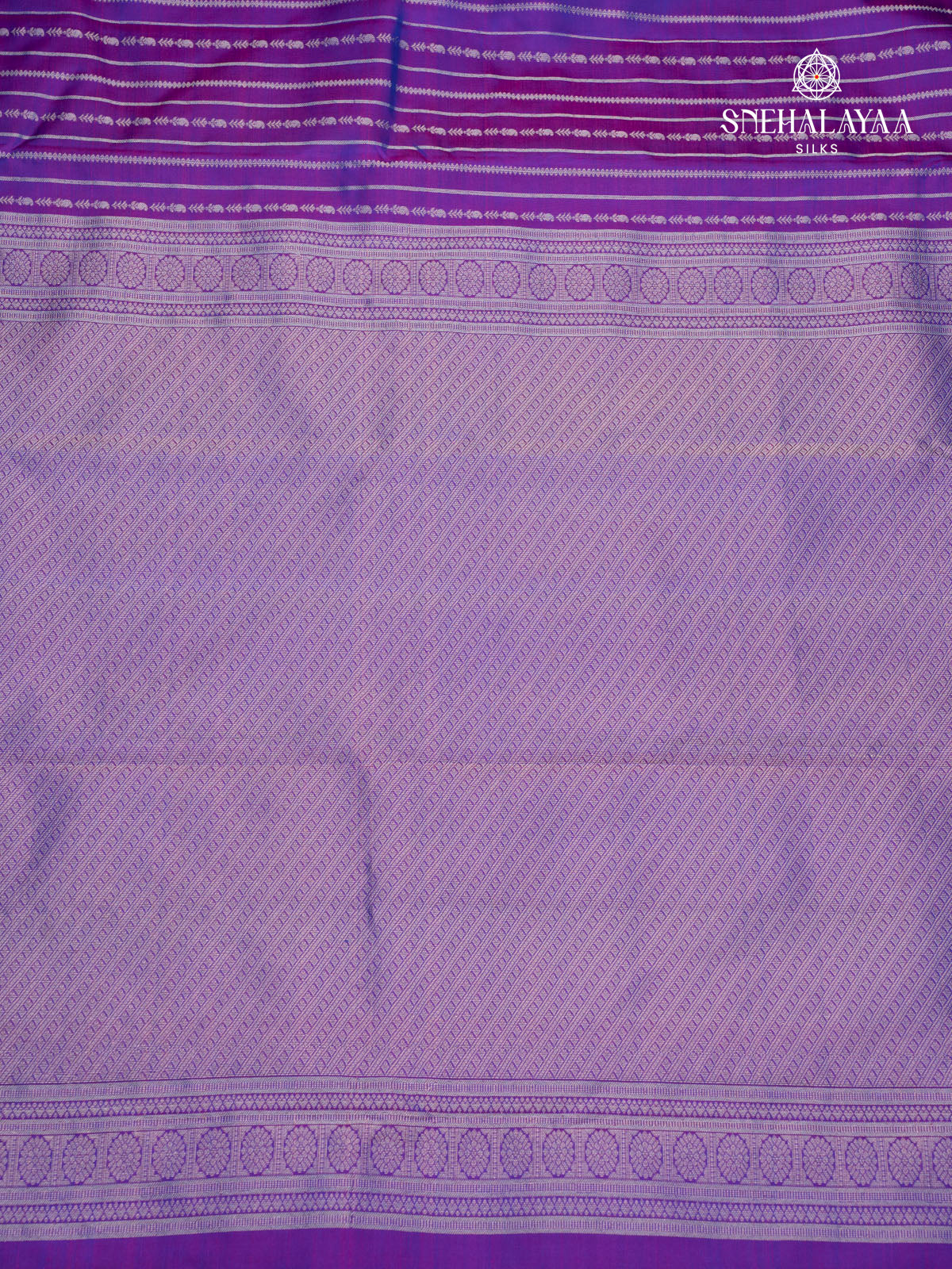 Violet Kanjivaram Silk Saree